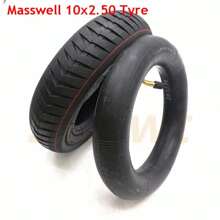 10英寸10x2.50內外胎充氣輪胎,適用於電動滑板車、平衡車、自行車配件 - 軍綠色 - 查看 9