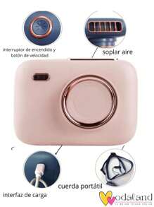 Portable USB Rechargeable Handheld Fan In The Shape Of A Camera - Multicolor - View 8