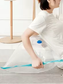 3pcs 40cm*60cm Vacuum Compression Storage Bags With Pump, Sealed Moving Bags For Clothes Sweaters Blankets Quilts Household Space, Saver Organization For Travel, Home Dormitory Back To College Essential Travel Storage Bag Student Bag Sets Organizer Storage Bins Closet Organizer For Clothing Wardrobe Storage Closet Dividers Closet Dividers For Bedroom Sock Pants Jeans Underwear - Clear - View 8