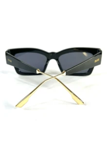 Viena時尚男女通用太陽眼鏡 - 黑色 - 查看 4