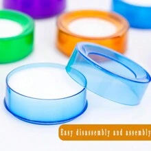 3pcs Currency Counting Moistening Hand Sponge For Office Work - Green - View 3