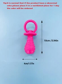 1 Pieza Suministro Para Mascotas Perro Tpr Masticable En Color Caramelo Con Sabor Para Afilamiento De Dientes, Solo Para Uso En Mascotas - Rosa - Ver 11