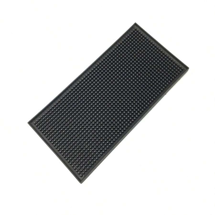 Black Washable Mat For Soup Spoon Placement In Kitchen - Black - View 1