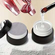 美甲套装 6 件指甲水晶钻 3D 点钻笔胶指甲闪光钻平背工艺品美甲服装鞋包（12 片混合形状）