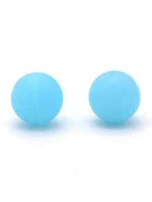 20入組15mm矽膠珠子,適用於嬰兒咬咬和diy珠寶製作,糖果色圓形散珠 - 彩色 - 查看 134