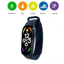 Smart Band M7: La Pulsera Inteligente que Eleva tu Rendimiento Deportivo - Azul - Ver 1