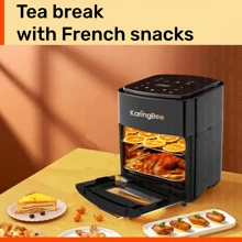 Karingbee Air Fasher 12L/12.68Qt LED Touch Màn hình kỹ thuật số Oilless Nồi có điều khiển nhiệt độ - màu đen - Xem 4