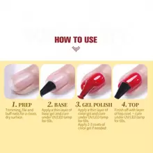 XEIJAYI 1pc Durable Glossy Gel Top Coat, Removable, Comes With LED Nail Lamp - Ideal For Christmas Nail Art Design - Clear - View 9