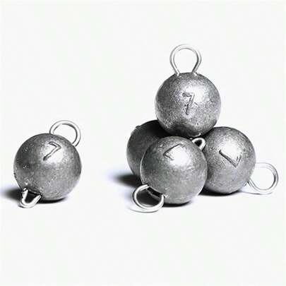10 Piezas Accesorios De Pesca Cheburashka, Peso De Plomo Para Pesca De Cabeza De Plantilla Y Peso De Bala Para Señuelos Suaves En Grupo De 3g-14g