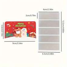 40入組聖誕刮刮卡,節日商業促銷抽獎優惠券,聖誕派對刮刮卡遊戲,適用於派對節慶裝飾,小型企業使用