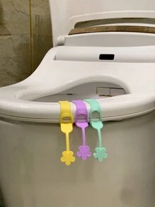 1/3 件馬桶座升降器、便攜式創意馬桶蓋手柄、防污蓋升降工具