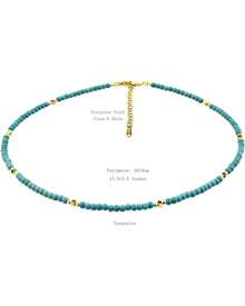 Women Fashion Beaded Collarbone Necklace, Simple Handmade Pendant Necklace, Christmas Jewelry