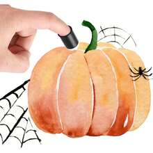 10pcs Sponge Finger Daubers Foam Finger Painting Craft Set Finger Paint Drawing Sponge Foam Finger Chalk Ink - Black - View 9