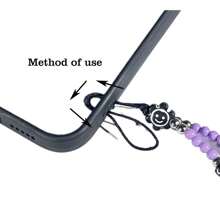 1 Pieza De Colgador Con Forma De Oso De Acrílico Con Cuerda - Blanco y Negro - Ver 6