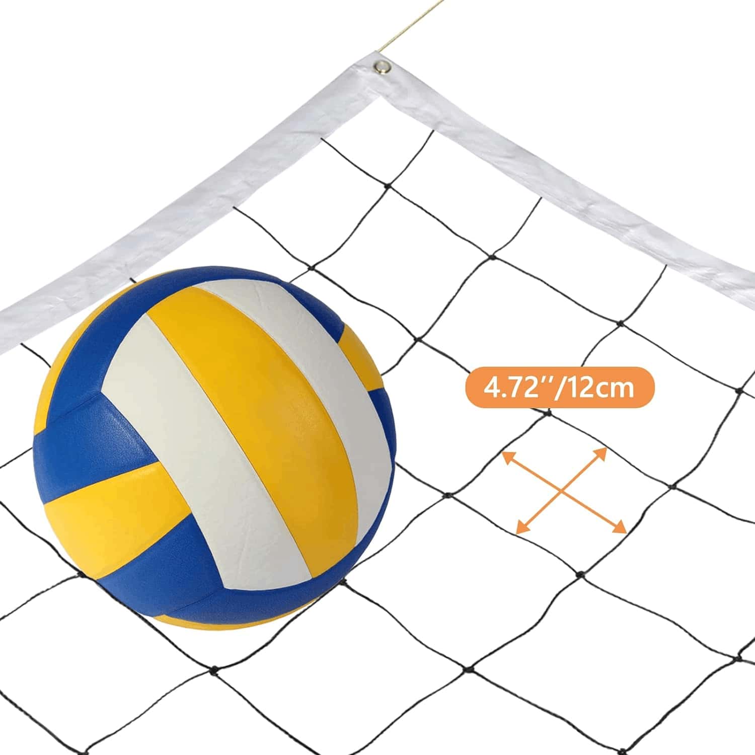 One Piece Volleyball Net Foldable Volleyball Net Official Standard Size