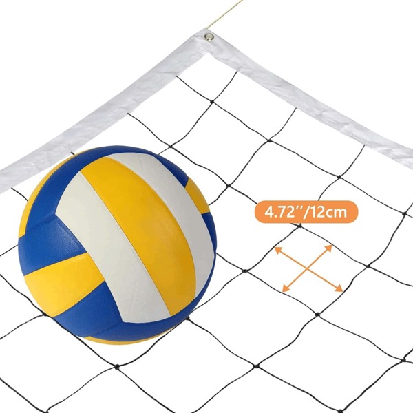 One Piece Volleyball Net Foldable Volleyball Net Official Standard Size Indoor and Outdoor
