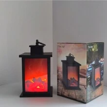 1個復古壁爐裝飾燈,led火焰模擬燈,夜燈,創意裝飾燈