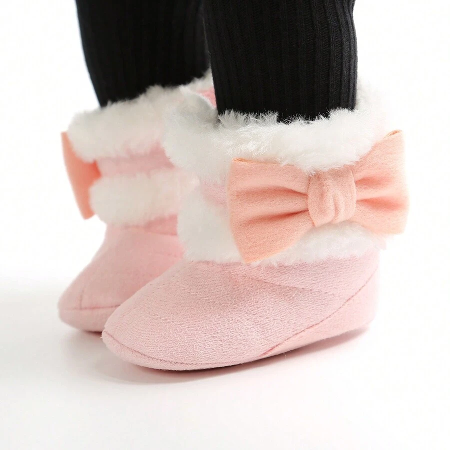 2023 秋冬季婴儿靴子 婴幼儿雪地靴 学步保暖鞋