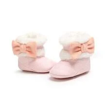 2023 秋冬季婴儿靴子 婴幼儿雪地靴 学步保暖鞋