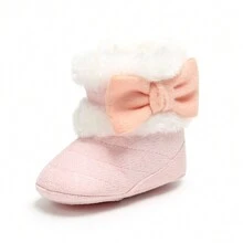 2023 秋冬季婴儿靴子 婴幼儿雪地靴 学步保暖鞋