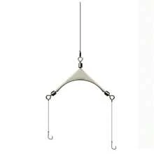 10Pcs Steel 3 Ways Fishing Rolling Pole Swivels Bearing Connector - Silver - View 4