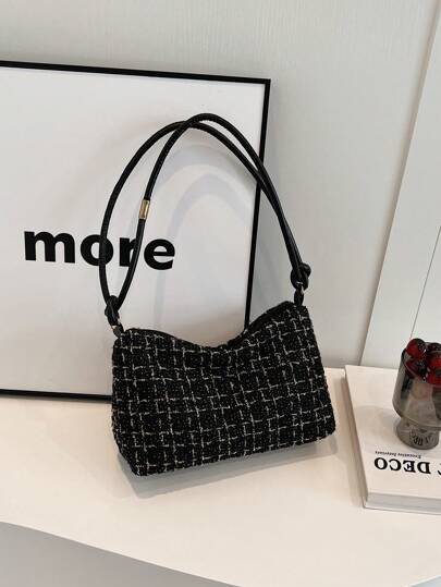 Retro High-End Light Luxury Niche Design Shoulder Bag