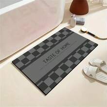 浴室吸水地墊,馬桶門抗滑快乾腳踏墊,淋浴間矽藻土膠墊