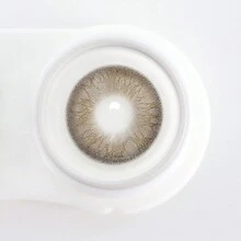 Magister 14.2mm彩色隱形眼鏡自然灰棕色瞳孔美瞳,0.00度數,非常適合日常佩戴或旅行 - 巧克力灰 - 查看 3