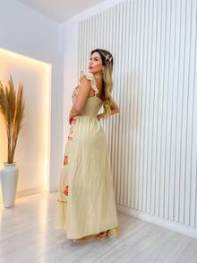 Women Dresses - 米色 - 查看 2