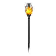 Solar Torch Flame Lights, Multiple Solar Halloween Lights Outdoor Flickering Flames, Solar Powered Waterproof Pathway Lights Landscape Decor Lighting Suitable For Garden, Lawn, Yard, Halloween Decorations - Yellow - View 10