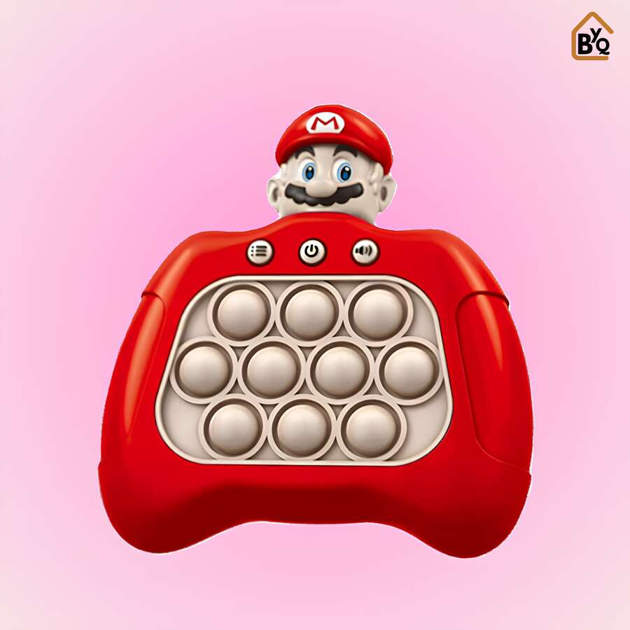 Electronic Game Stress Relief Toys Quick Push Console Machine Toys For Children - Red - View 1