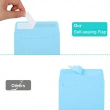 90 Pack Colored Envelopes, 3.625x5.125" Envelopes, Card Envelopes A1 Envelopes Envelopes For Invitations, Printable Invitation Envelopes For Weddings, Invitations, Postcards, Greeting Cards - Multicolor - View 3