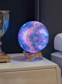 1PC 10CM冷光桌面星球小夜灯浪漫星空小夜灯极具诱惑力的柔光，夜空中的星星就是指引方向的灯光 - 星球燈 - 查看 4