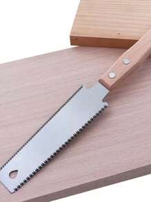 1把sk5鋼鋸木頭,雙面牙齒抽拉鋸,柔軟鋸片手鋸,適用於木工裁切,日本鋸