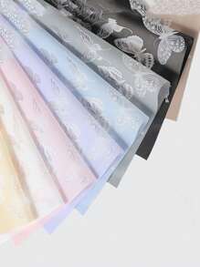 20 Của Giấy gói hoa Loại bướm Nhảy Thạch Phim ảnh Không thấm nước Hoa hồng Giấy gói Hoa Nghệ thuật Bó hoa Hoa Cửa hàng Hoa bao bì Nguyên vật liệu - Nhiều màu - Xem 1