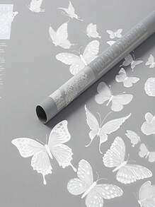 20 Của Giấy gói hoa Loại bướm Nhảy Thạch Phim ảnh Không thấm nước Hoa hồng Giấy gói Hoa Nghệ thuật Bó hoa Hoa Cửa hàng Hoa bao bì Nguyên vật liệu - Nhiều màu - Xem 5