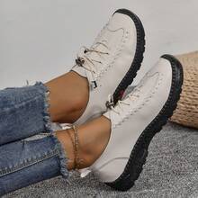 Của phụ nữ Thoải mái Nhẹ Giải trí Giày dép Với Đế mềm Đối với Đang làm việc Và Đi dạo - trắng - Xem 4