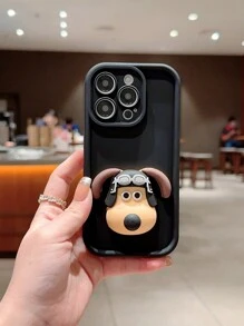 1 Vỏ điện thoại chống rơi hình đầu chó Gaozhu Boss Tương thích với iPhone - Nhiều màu - Xem 1