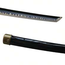 104cm木製劍原創角色扮演武器帶护套,cosplay玩具劍,適用於聖誕節和新年的動漫玩具禮物 - 黑色 - 查看 7