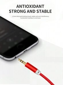 1入組3.5毫米音頻車載AUX編織線材