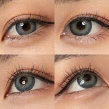 Có màu sắc Tiếp xúc Sức lực 14.0mm Sâu Màu xanh lá Lấp lánh Mắt In Kỳ lạ Phong cách Tuyệt vời Đối với Đi du lịch - xanh đậm - Xem 3