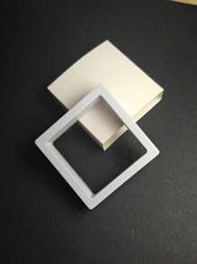 1pair Simple Square Shaped S925 Silver Earrings For Ladies' Daily Wear Or As Gift To Couple, Friends, Elderly Relatives Etc. - Silver - View 8