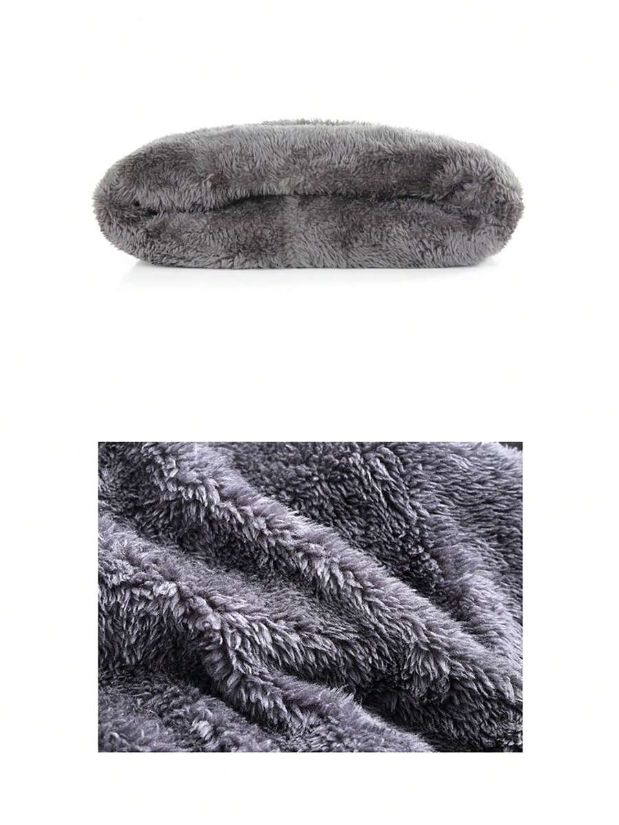 1 pcs Lined Infinity Scarf Hat Gloves Set Winter Thickened Warm Neck