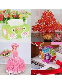 0.5-1.2mm Crystal Elastic Line, Transparent Beading String Suitable For DIY Handmade Jewelry, Bracelet, Necklace, Ring Crafting