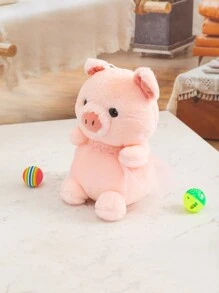 1pc Random Color Cute Cartoon Bubble Tea Cup Shaped Plush Toy For Pets Only - Pink - View 6