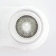 Magister彩色隱形眼鏡14.2mm 2片裝,0.00度散光灰色自然外觀,適合日常或旅行佩戴 - 冷灰色 - 查看 3