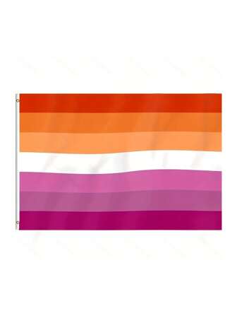 3x5 FT Lesbian Pride Flag - Vibrant LGBTQ Flag, Fade Resistant, Canvas Header And Double Stitched, Without Flag Pole