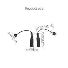 無線跳繩,專業健身器材,用於室內/室外有氧訓練和脂肪燃燒,可調節,適合成人