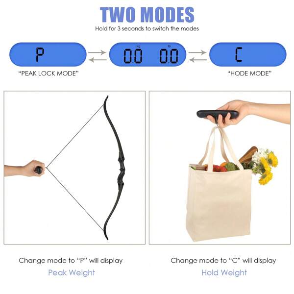 1pc New 110 lbs Handheld Archery Bow Scale Compound Recurve Bow Tune