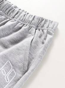 Annil Tween Boy Summer Casual Loose Bumbac Capris